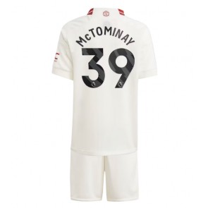 Manchester United Scott McTominay #39 Rezervni Dres za Dječji 2023-24 Kratak Rukavima (+ kratke hlače)